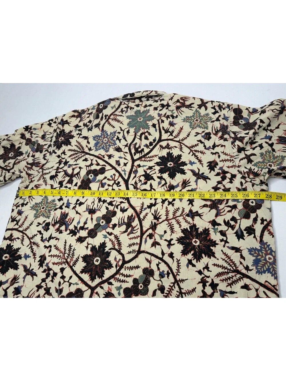 Vintage Polo Ralph Lauren XL Caldwell Camp Loop Collar Floral Hawaiian Shirt P27